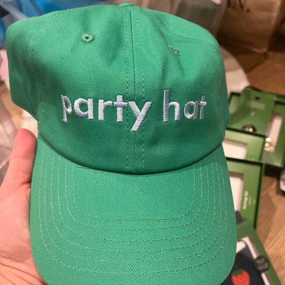 Green Party Hat Cap